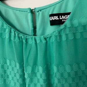 Karl Lagerfeld Paris Teal green dress